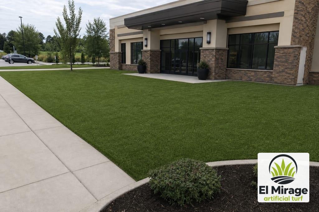 Commercial turf installation photo