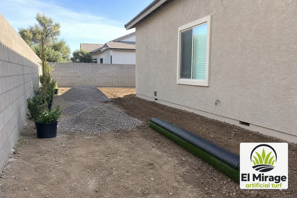 Xeriscape + Turf Combo Design photo