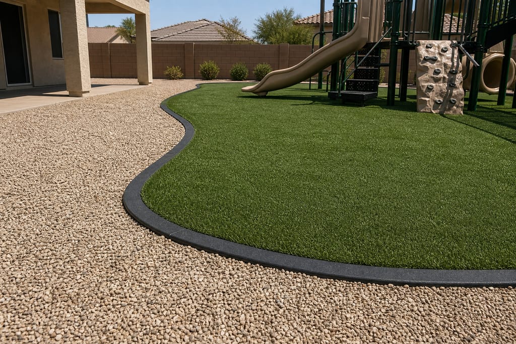 ADA-compliant border edging photo