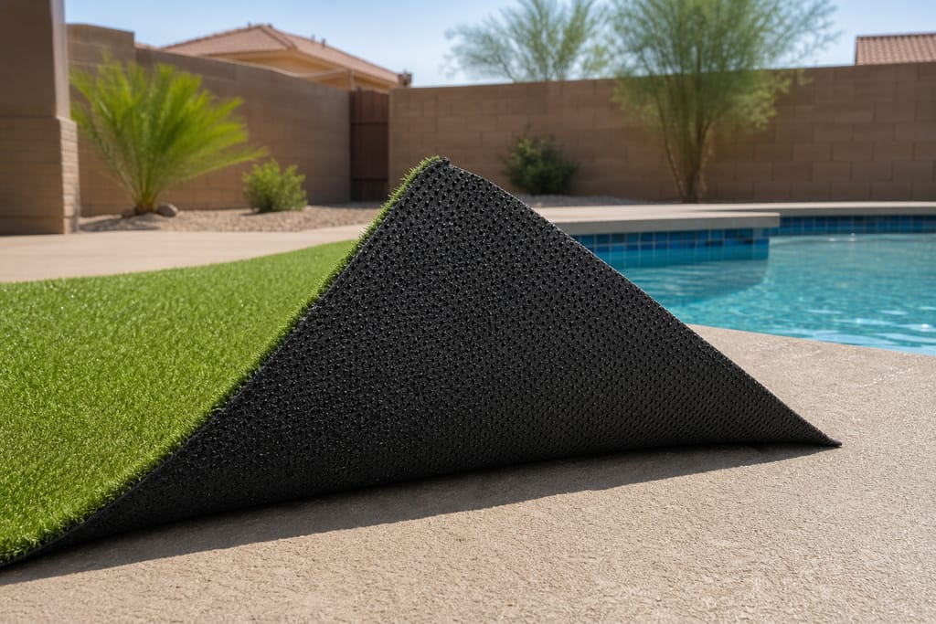 Non-slip backing texture photo